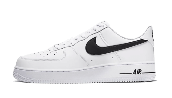 Air Force 1 Blancas Logo Negro