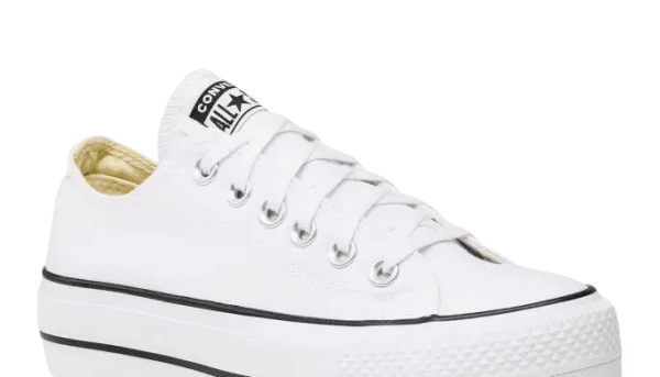 Converse Chuck Taylor Plataforma Bajas Blancas