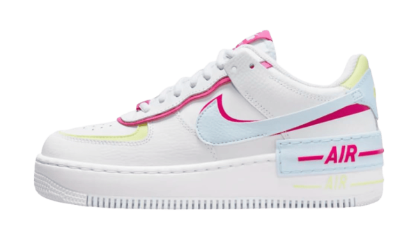 Air Force Shadow White Blue Pink