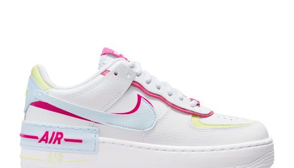 Air Force Shadow White Blue Pink