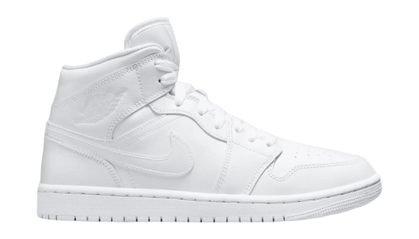 Air Jordan 1 Mid Triple White