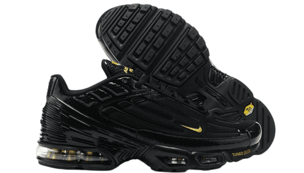 Air Max Plus 3 TN Negras Dorado