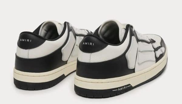 Amiri Skel Top Low Black White