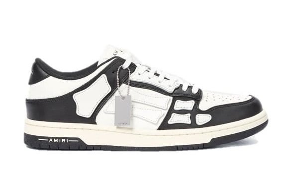 Amiri Skel Top Low Black White