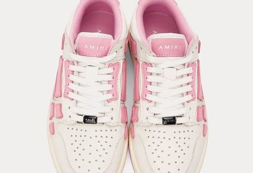 Amiri Skel White Pink