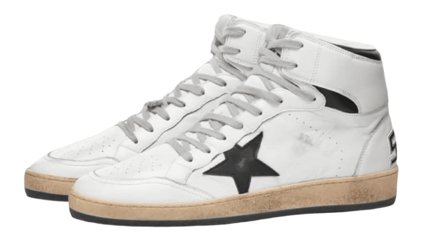 Golden Goose High Blancas Estrella Negra