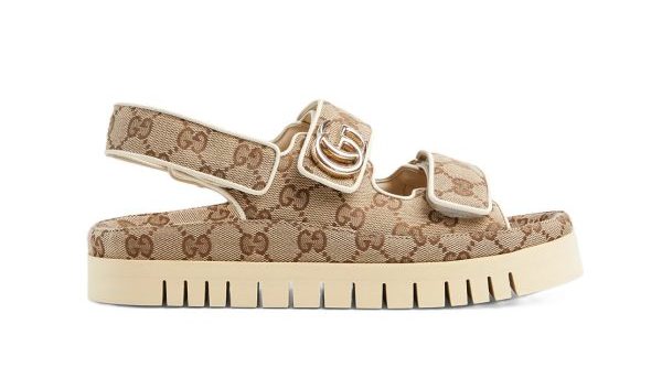 Gucci Sandal Dooble GG Beige