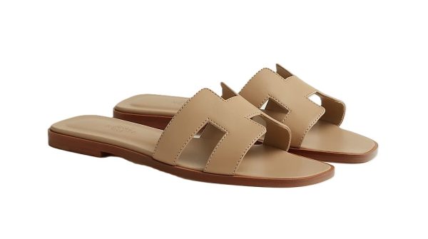 Hermes Sandal Oran Beige Lin