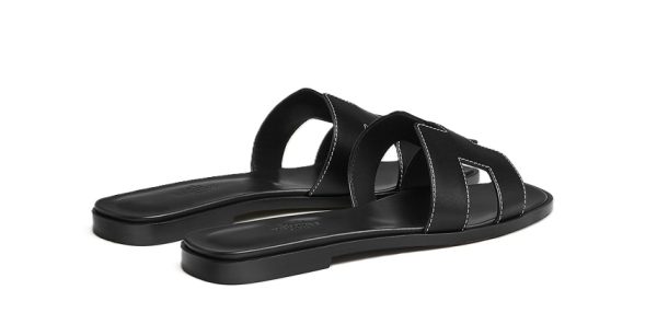 Hermes Sandal Oran Black