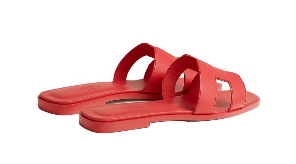 Hermes Sandal Oran Rose Vermillon