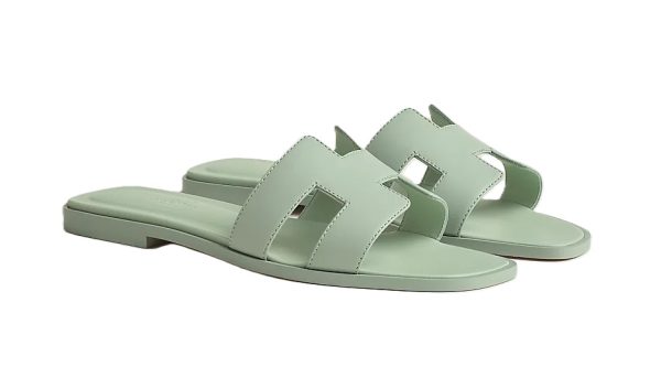 Hermes Sandal Oran Verd D´eau