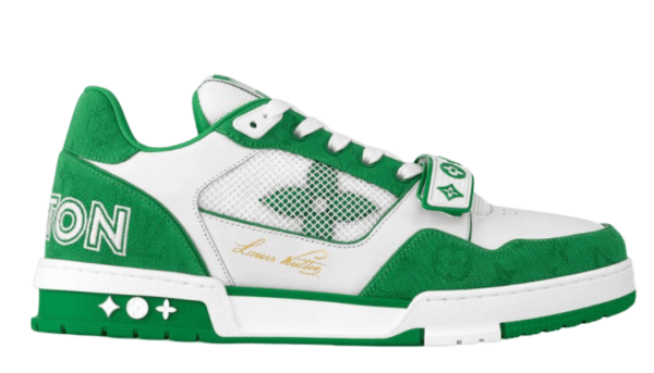 Louis Vuitton Trainer Green White