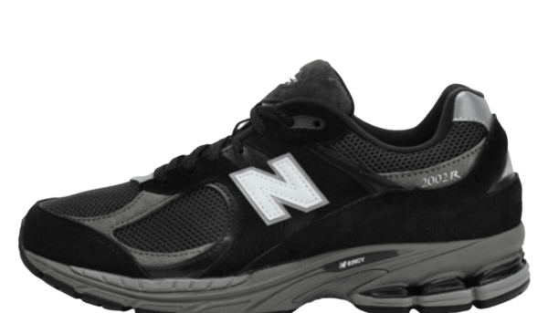 New Balance 2002R Black Dark Grey