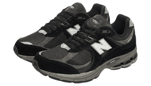 New Balance 2002R Black Dark Grey