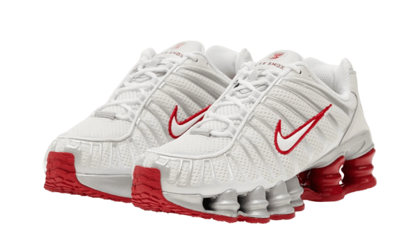nike shox tl blancas rojas