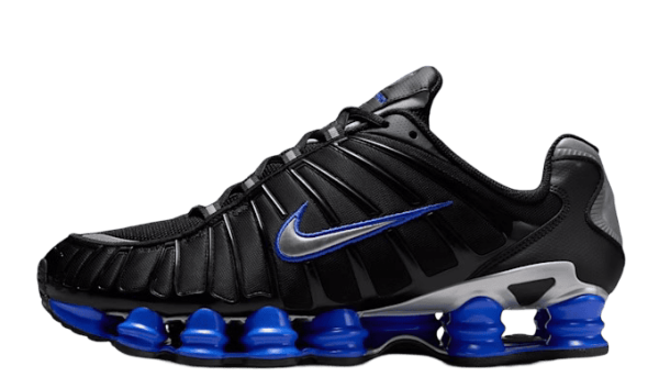 nike shox tl negras azul