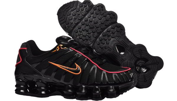 Nike Shox TL Negras Naranja