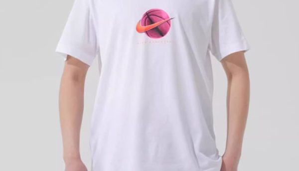 Camiseta Nike Blanca Basketball Logo