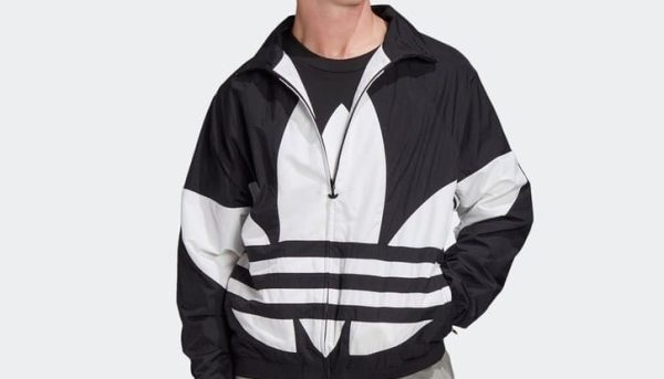 Chaqueta Adidas Cortavientos Negro Blanco