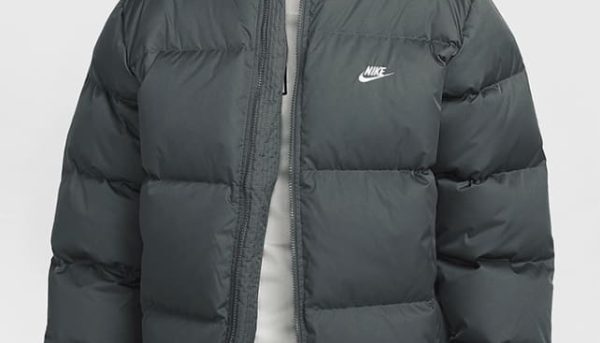 Chaqueta Nike Gris Forro Polar