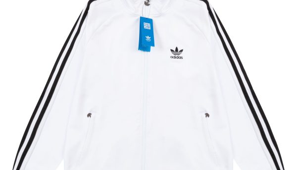 Chaqueta Adidas Blanco Rayas