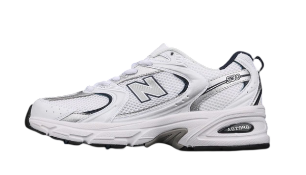 New Balance 530 White Silver Navy