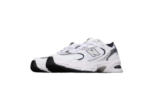 New Balance 530 White Silver Navy
