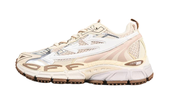 Off White Be Right Beige White Grey