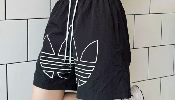 Pantalon Corto Adidas Negro Logo