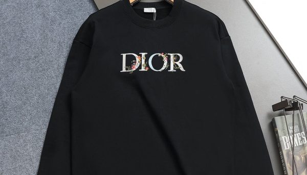 Sudadera Dior Flores Negra