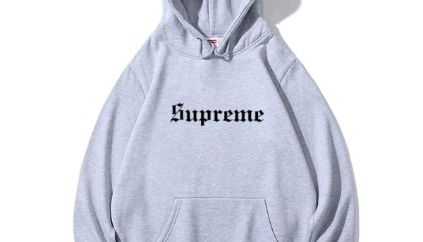 Sudadera Gris Supreme