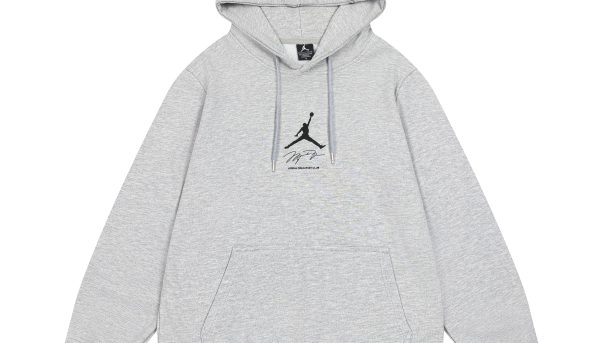 Sudadera Jordan Gris Basic Logo