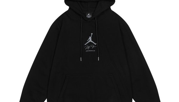 Sudadera Jordan Negra Basic Logo