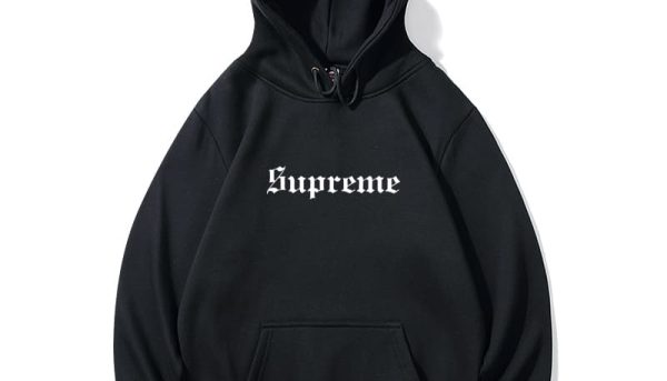 Sudadera Negra Supreme