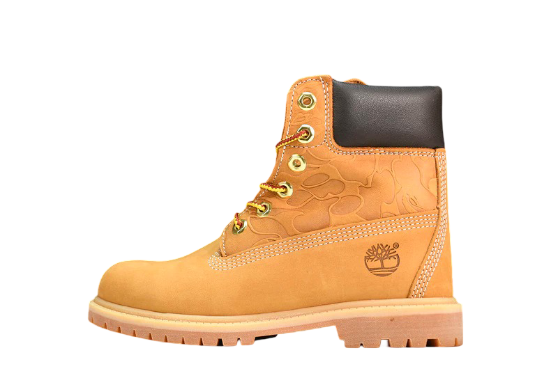 Timberland Premium 6Inch Black Brown Yellowx Gore Tex