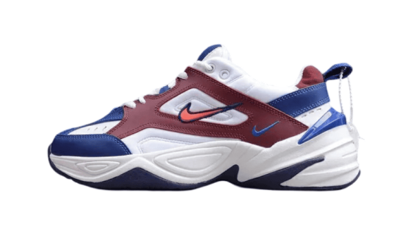 Nike M2K Tekno White Bright Crimson Team Red
