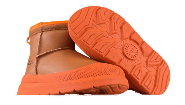 botas classic weather mini naranja vibrante