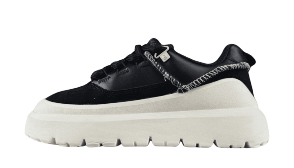 tenis UGG Heritage Utility negro y blanco