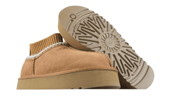 zuecos ugg tasman platform castaño