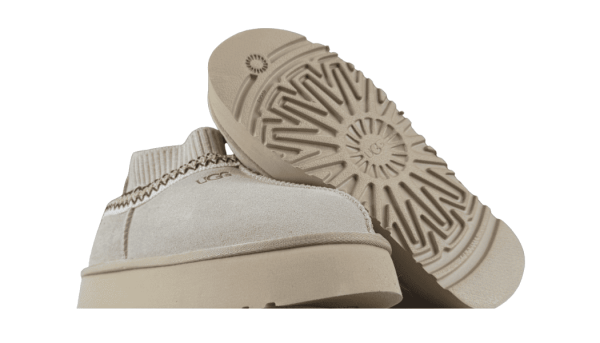 zuecos ugg tasman platform beige
